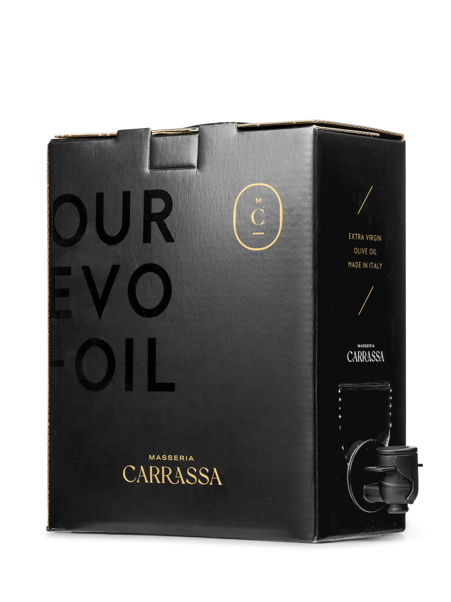 Masseria Carrassa 3-litre Extra Virgin Olive Oil, black bag-in-box